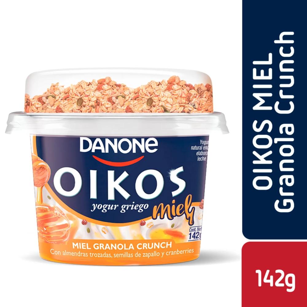Yogurt griego Oikos miel granola crunch 142 g
