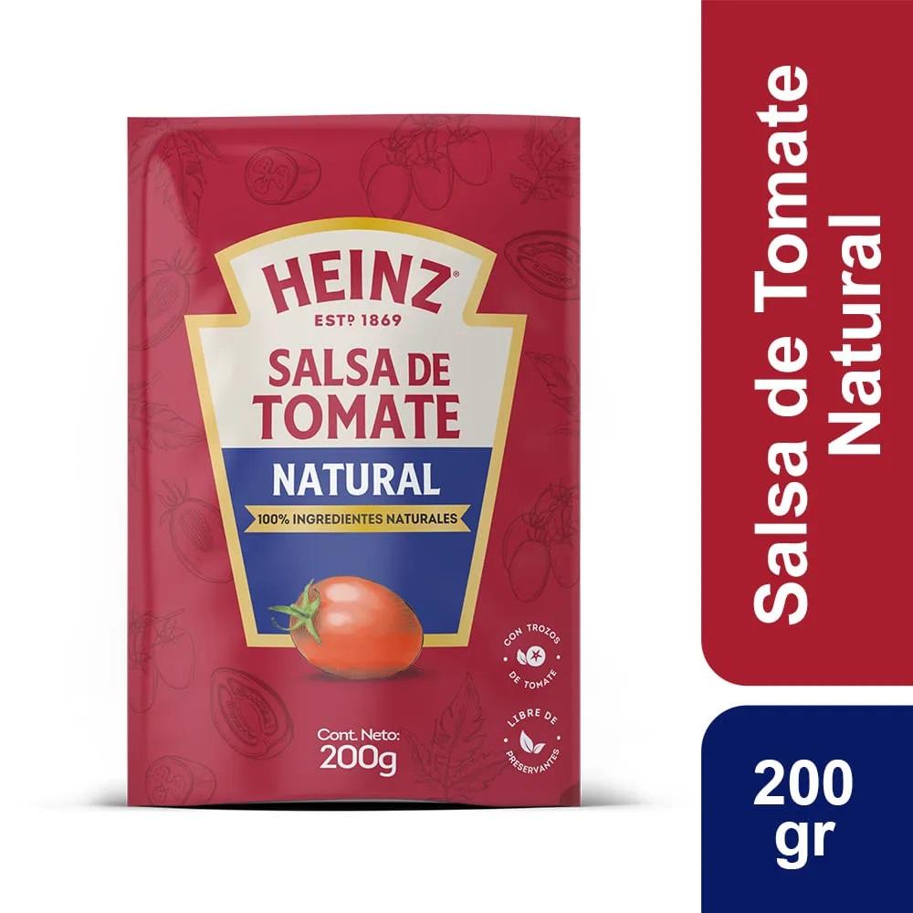 Salsa de tomate Heinz natural doypack 200 g