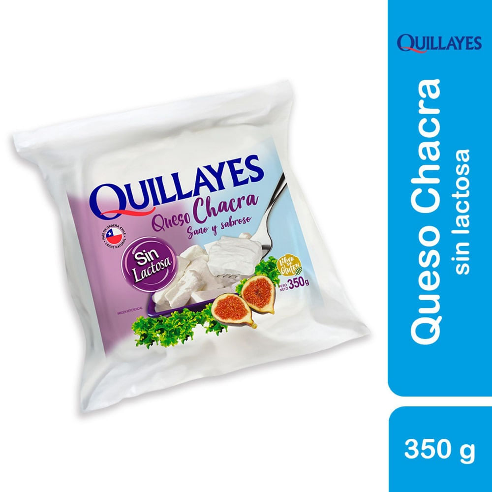 Queso chacra Quillayes sin lactosa 350 g
