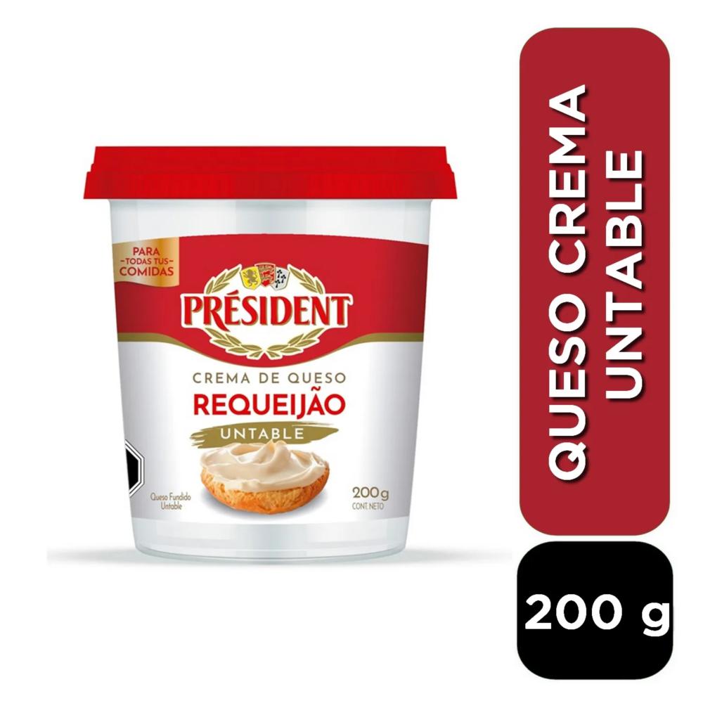 Queso crema President untable natural 200 g