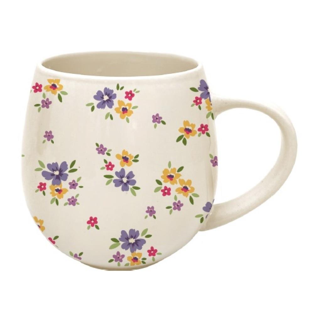 Tazón ovalado Dkora flores 450 ml