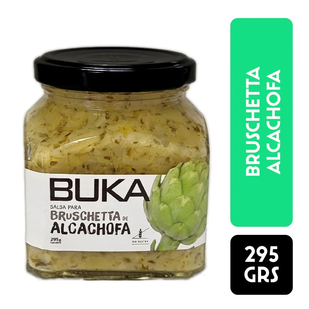 Salsa Buka bruschetta alcachofa frasco 295 g
