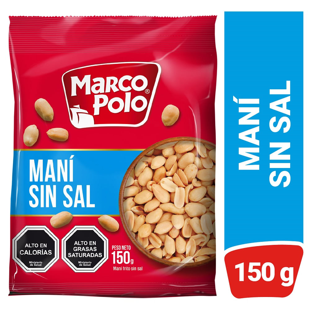 Maní Marco Polo sin sal 150 g