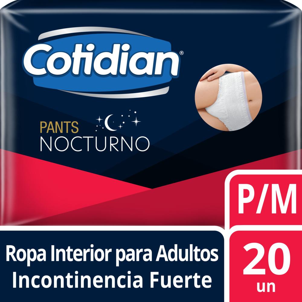 Pants Cotidian nocturno adulto talla P/M 20 un