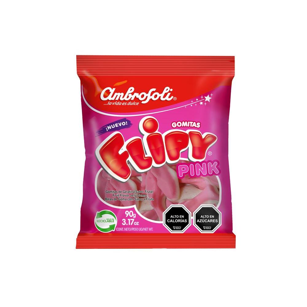 Gomitas flipy pink Ambrosoli 90 g