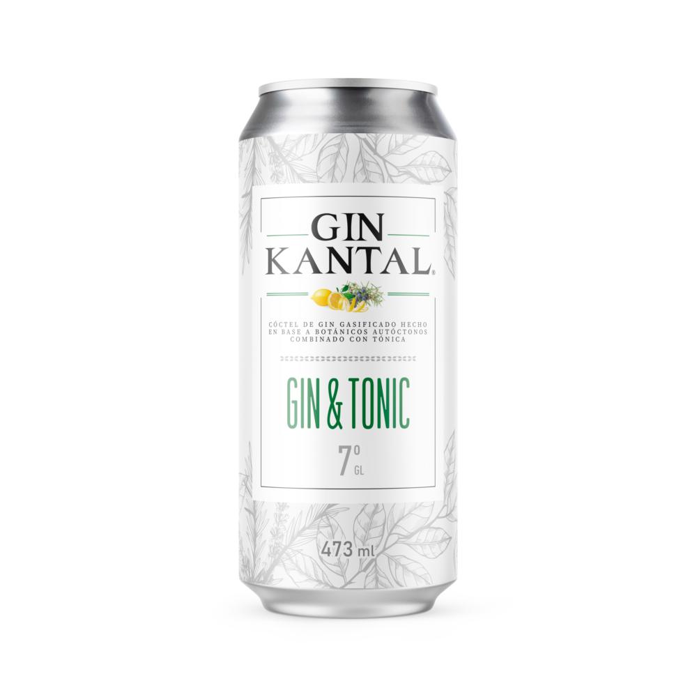 Gin Kantal tonic lata 473 cc Gin Kantal tonic lata 473 cc