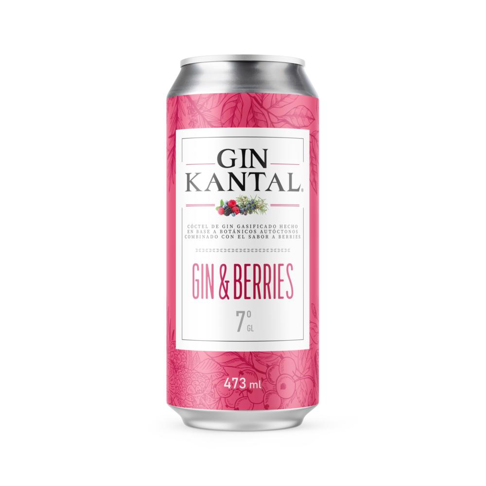 Gin Kantal berries lata 473 cc