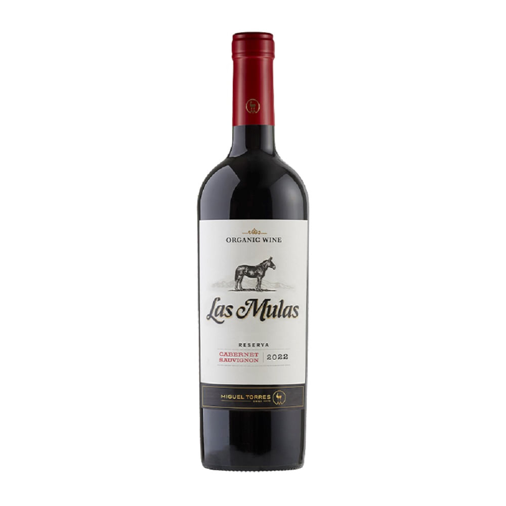 Vino Las Mulas orgánico reserva cabernet sauvignon 750 cc Vino Las Mulas orgánico reserva cabernet sauvignon 750 cc