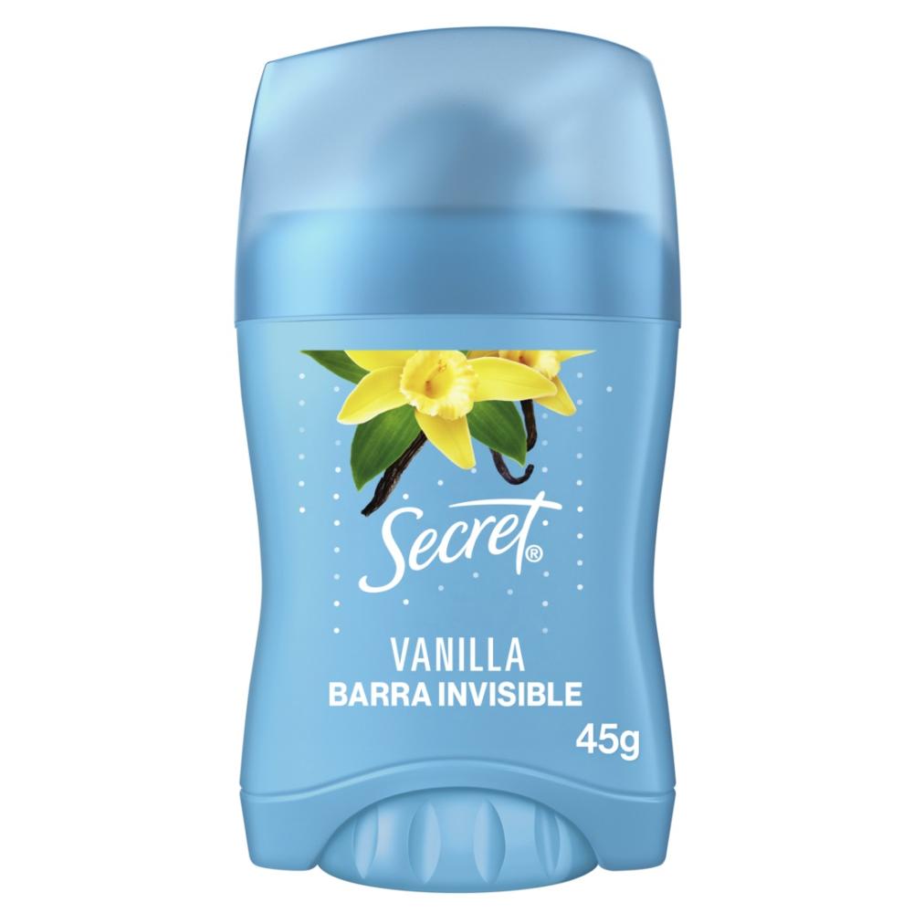 Desodorante en barra Secret invisible vainilla 45 g Desodorante en barra Secret invisible vainilla 45 g