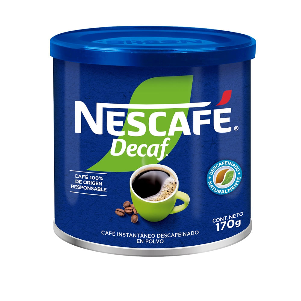Café instantáneo Nescafé decaf lata 170 g Café instantáneo Nescafé decaf lata 170 g