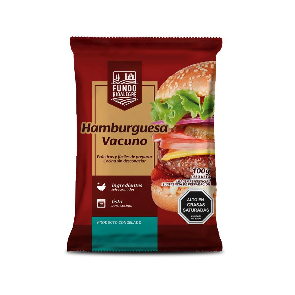 Hamburguesa vacuno Fundo Río Alegre 100 g