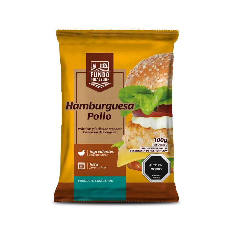 Hamburguesa pollo Fundo Río Alegre 100 g
