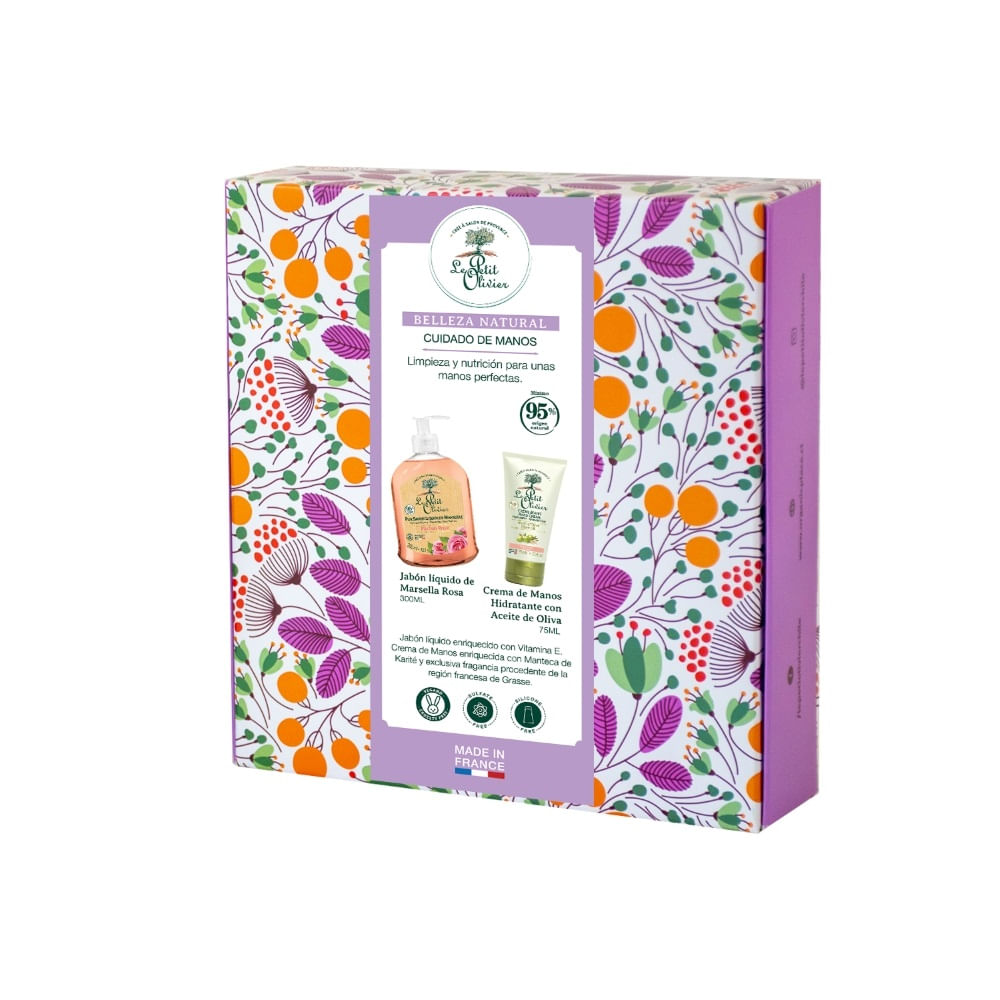 Pack Le Petit Olivier jabón líquido 300 ml + crema de manos 75 ml Pack Le Petit Olivier jabón líquido 300 ml + crema de manos 75 ml