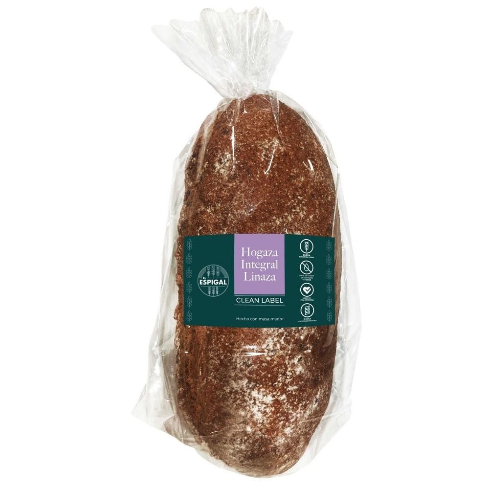 Pan hogaza integral lizana El Espigal 620 g