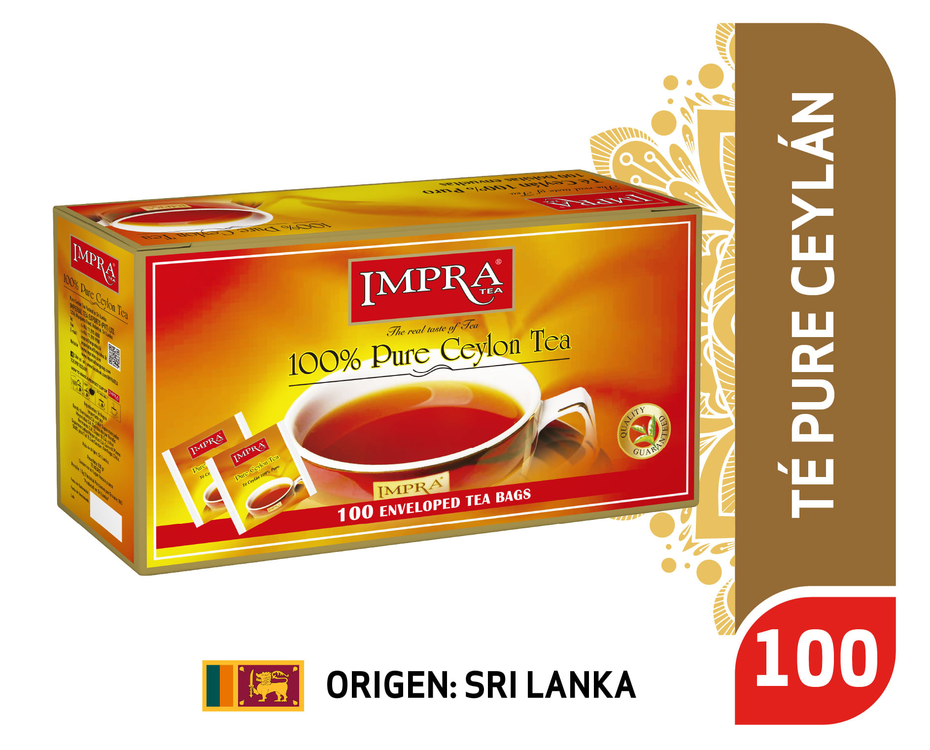 Té Impra pure ceylán 100 un Té Impra pure ceylán 100 un