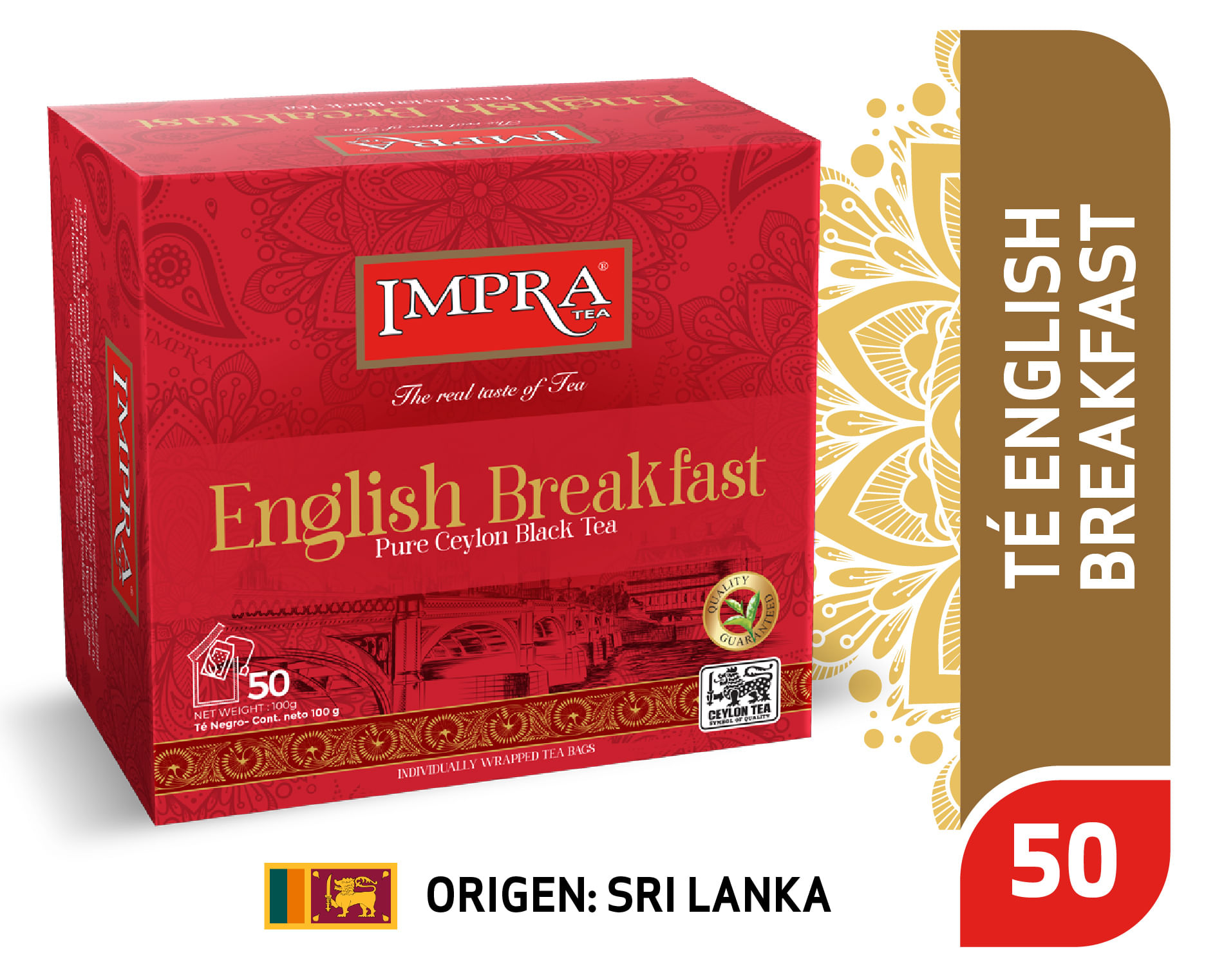 Té english breakfast Impra 50 un