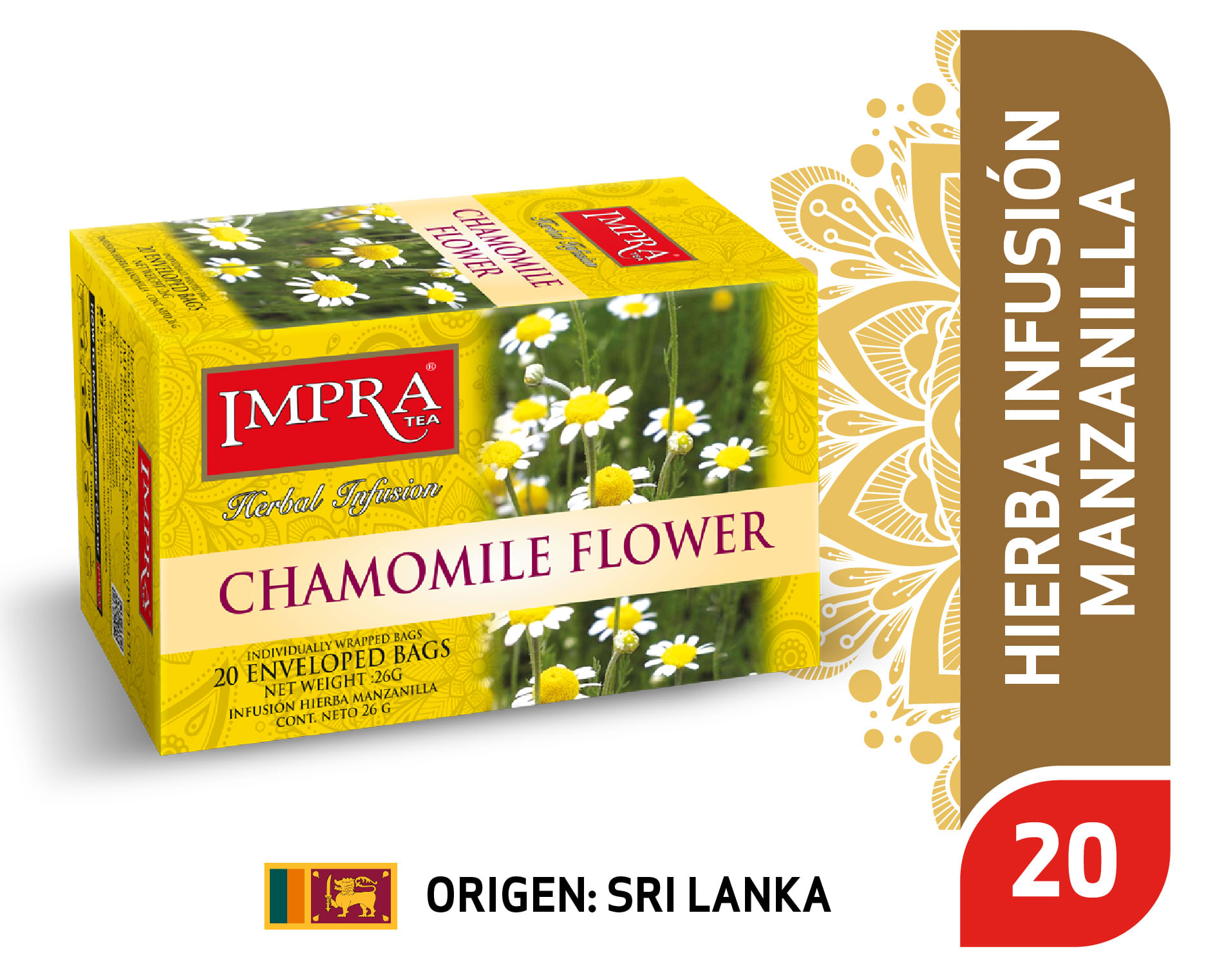 Hierba infusión Impra manzanilla 20 un Hierba infusión Impra manzanilla 20 un
