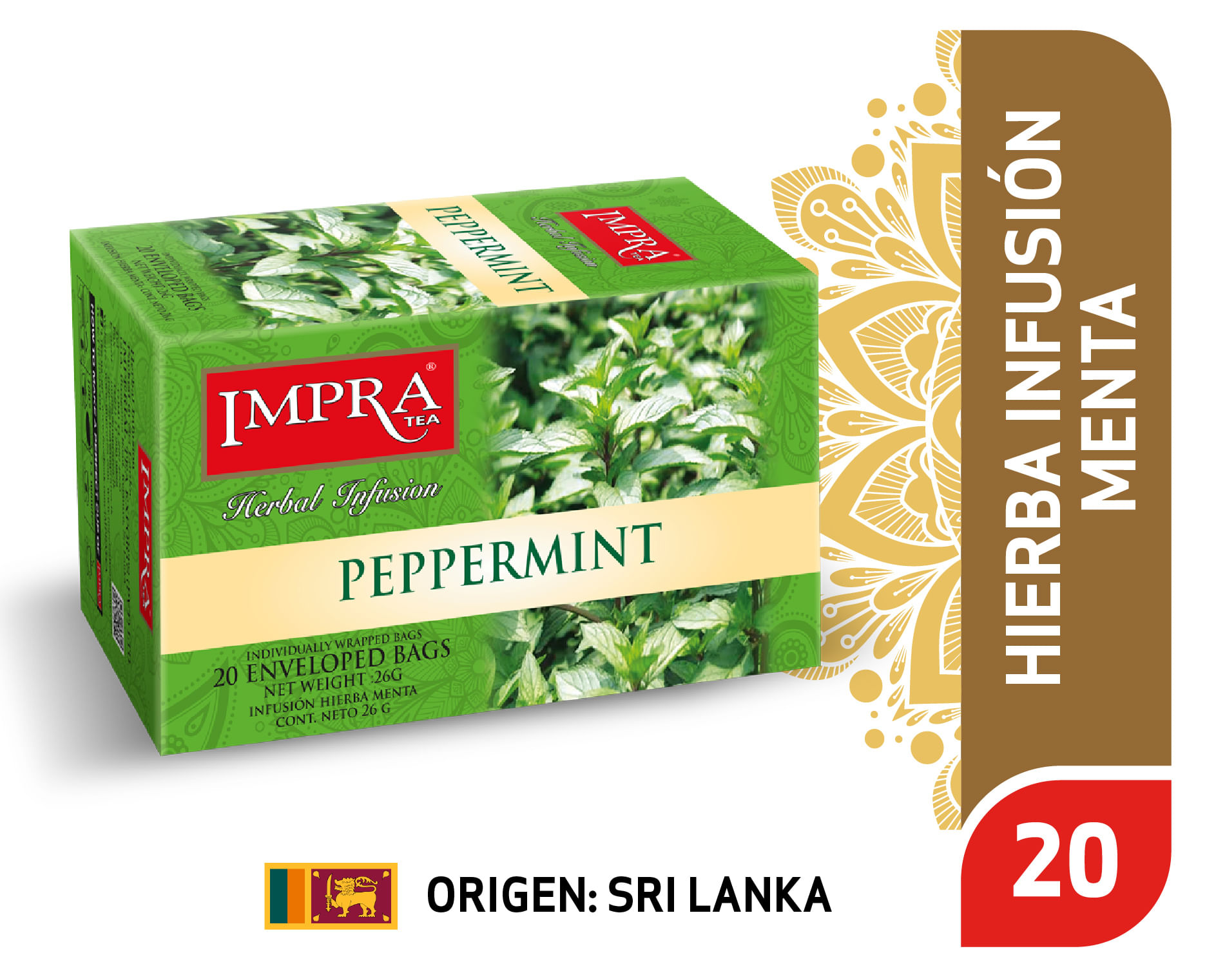 Hierba infusión Impra menta 20 un