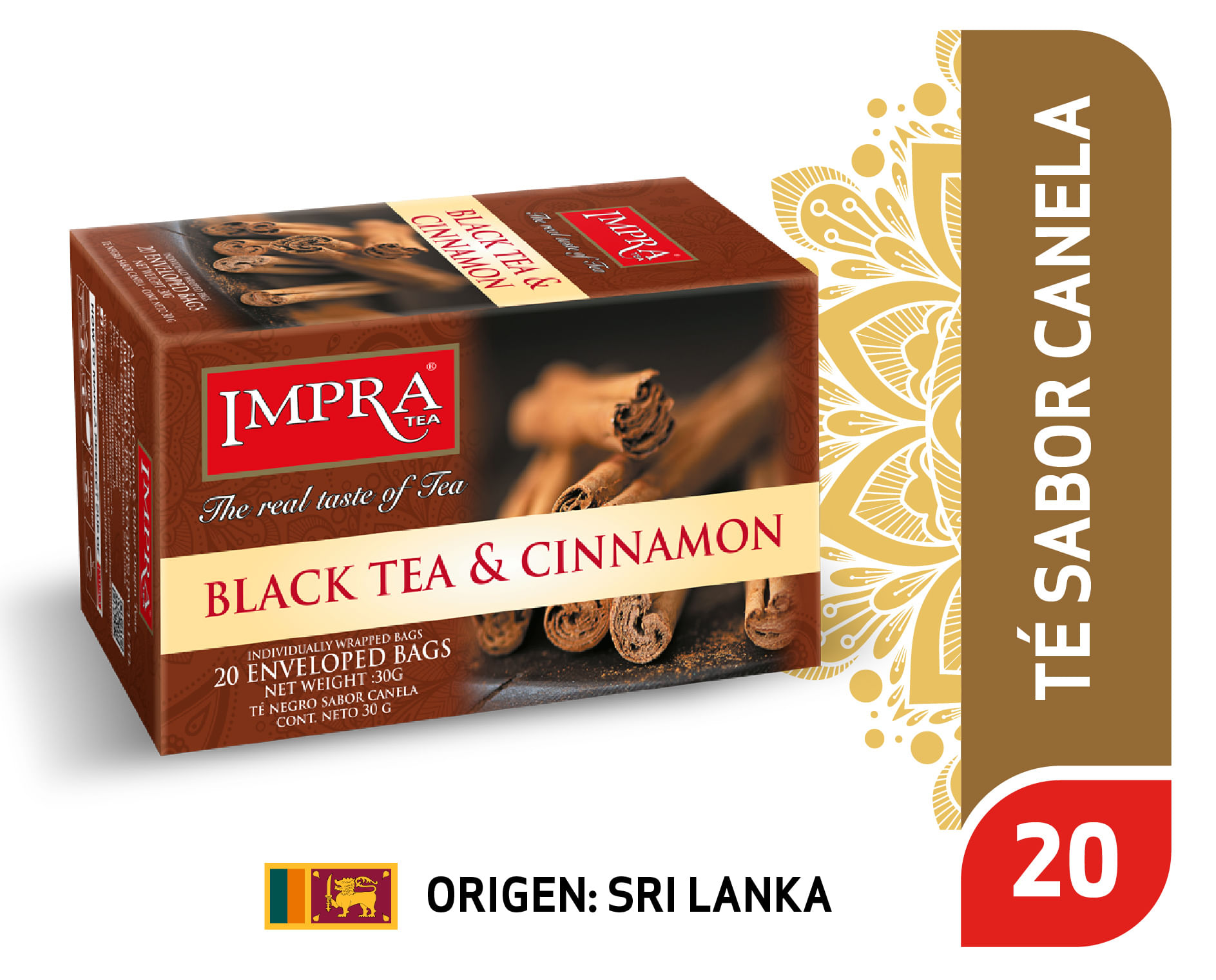 Té Impra sabor canela 20 un Té Impra sabor canela 20 un
