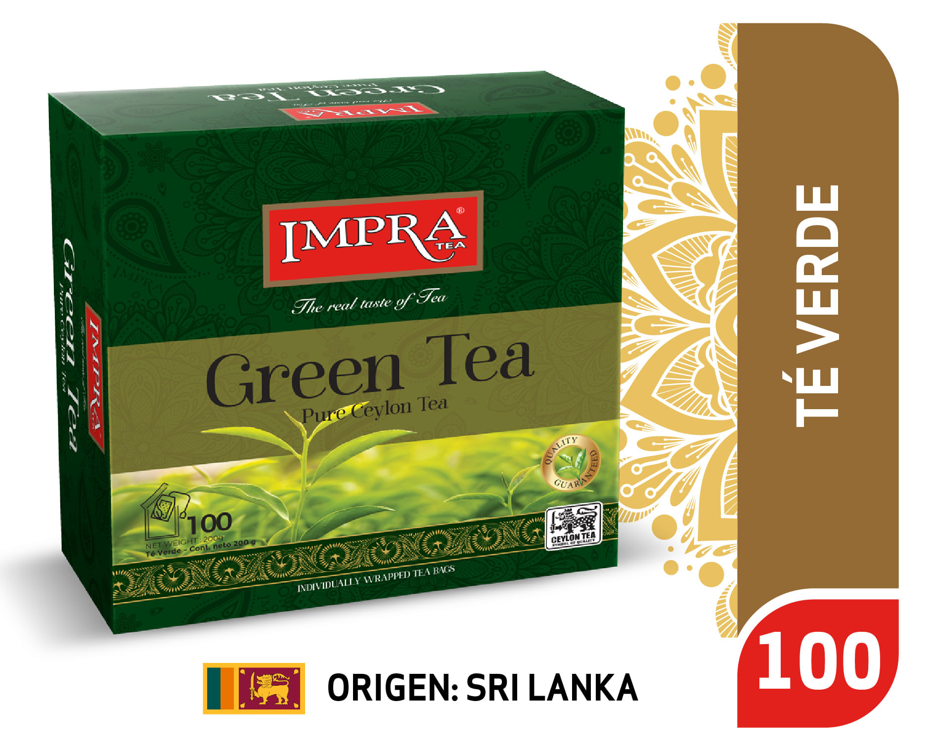 Té verde Impra 100 un Té verde Impra 100 un