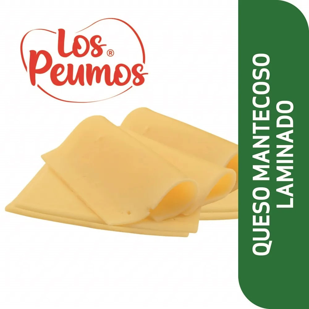 Queso mantecoso Los Peumos laminado granel 100 g