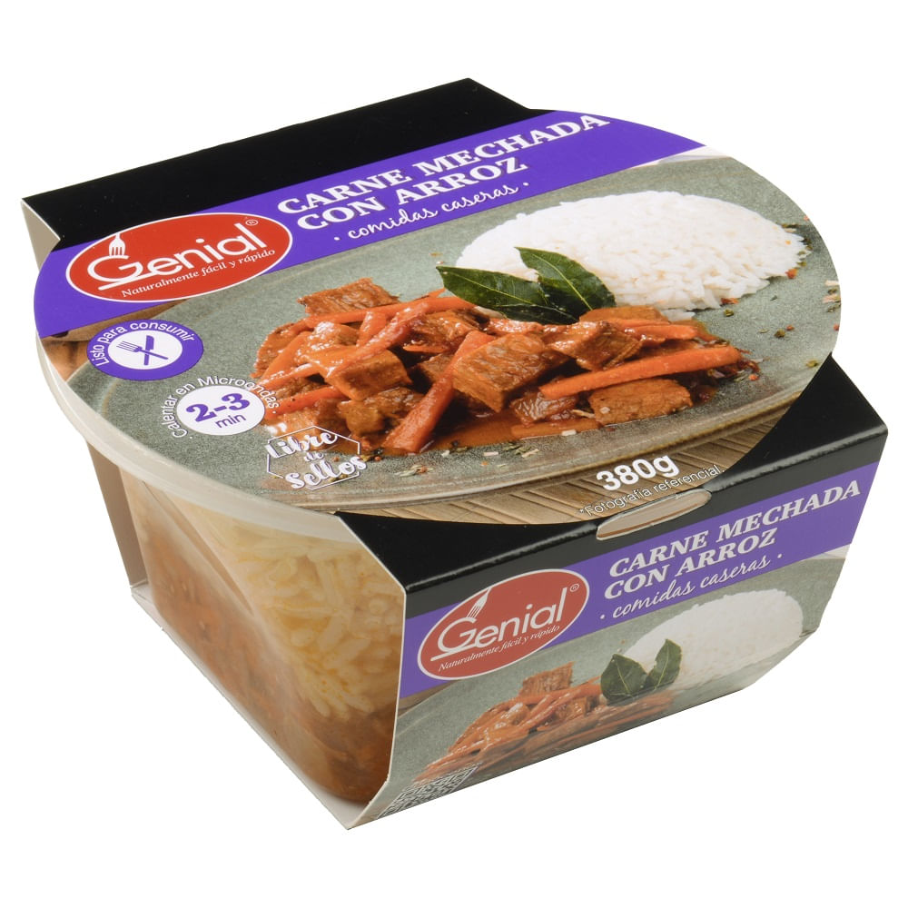 Carne Mechada con Arroz Genial 380 g Carne Mechada con Arroz Genial 380 g