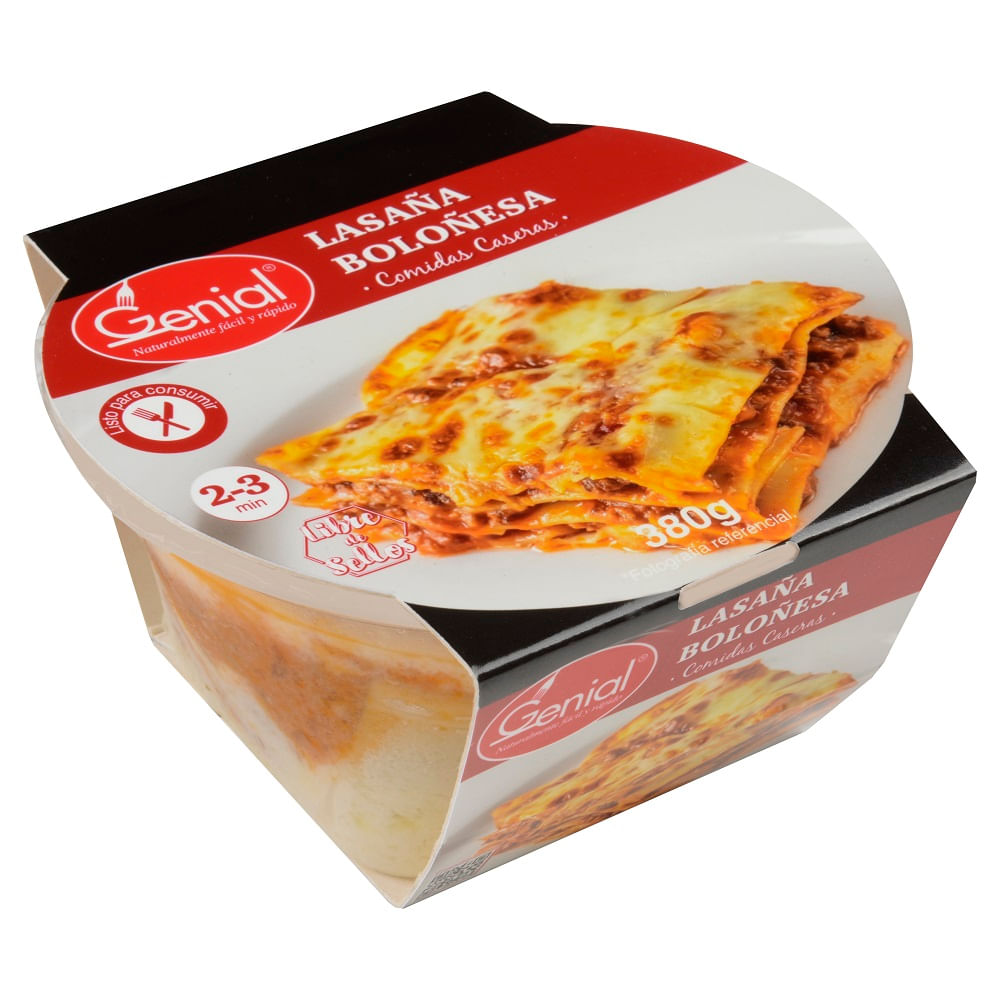 Lasaña boloñesa Genial 380 g Lasaña boloñesa Genial 380 g