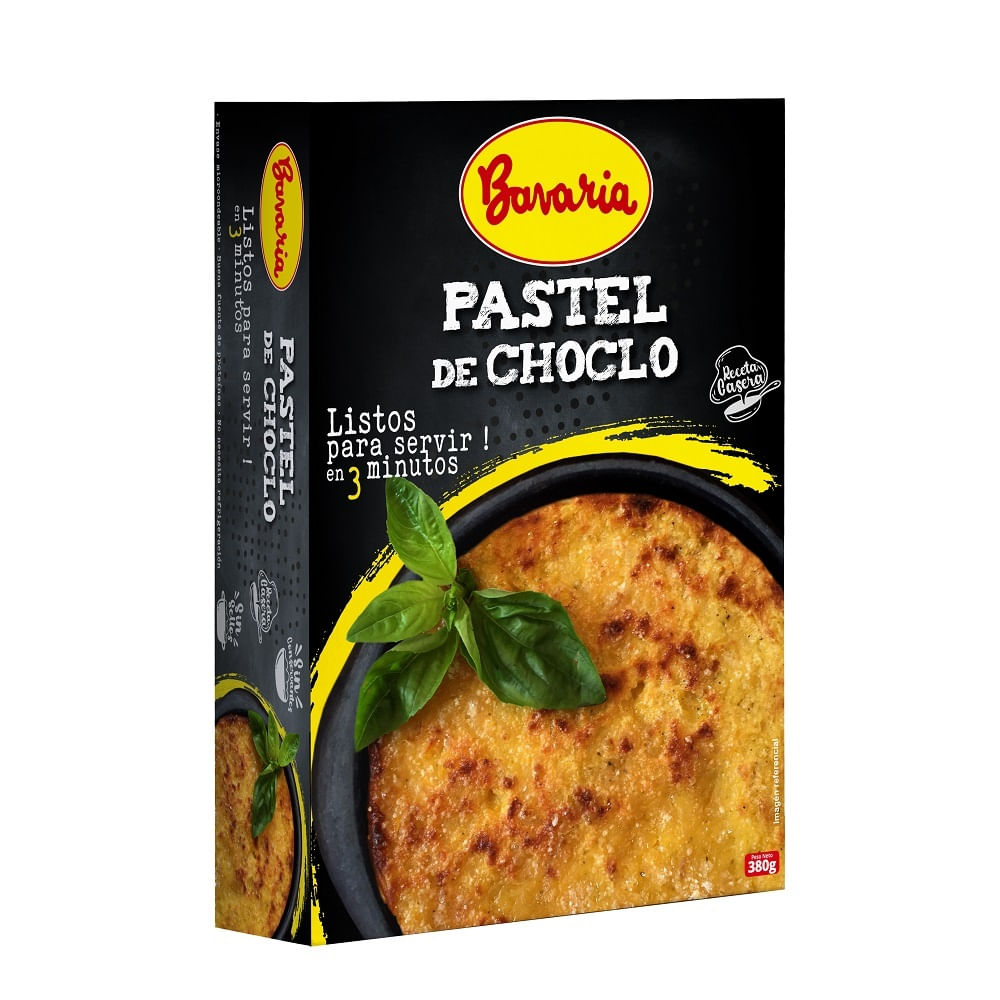 Pastel de choclo Bavaria bandeja 380 g. Pastel de choclo Bavaria bandeja 380 g.