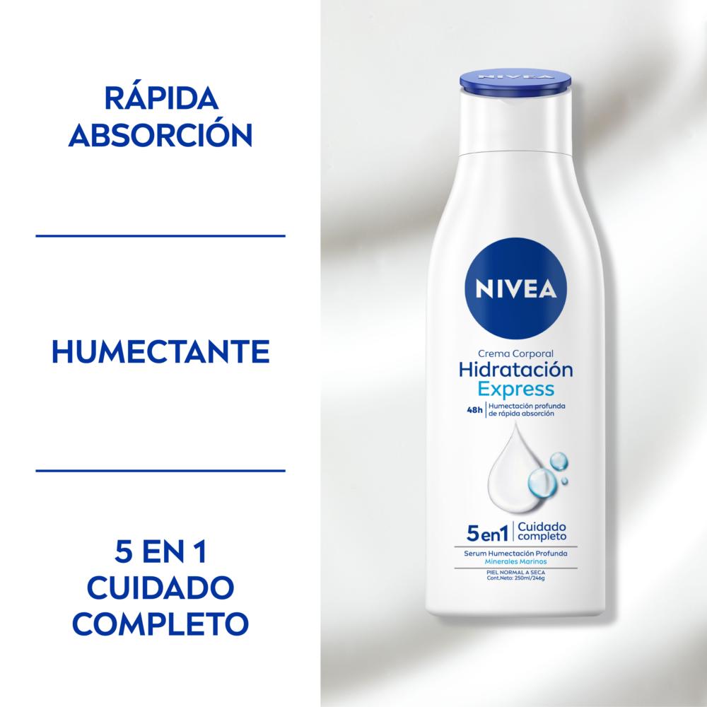 Crema corporal Nivea hidratación express 250 ml