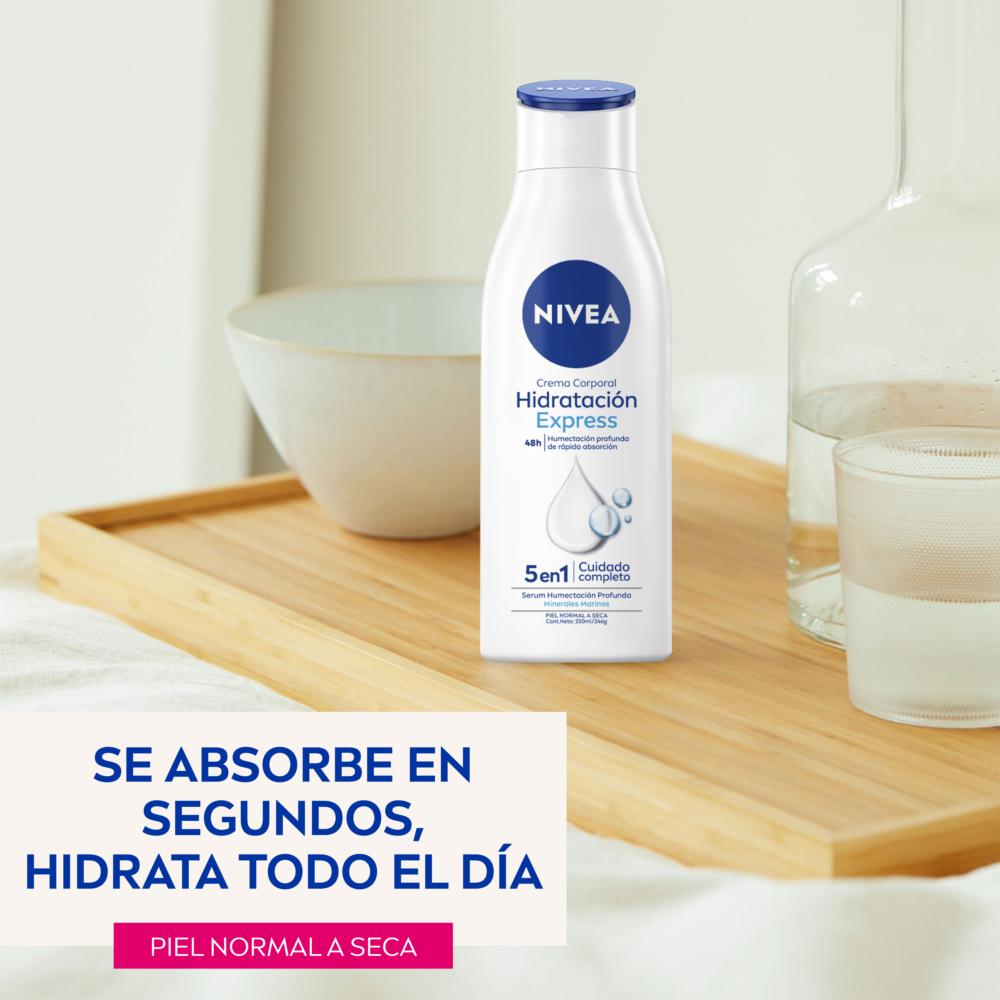Crema corporal Nivea hidratación express 250 ml