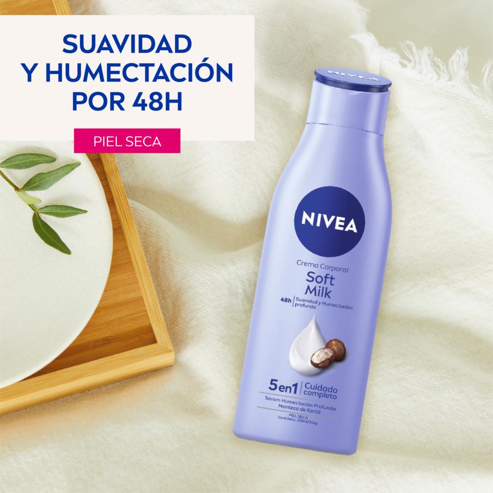 Crema corporal Nivea soft milk piel seca 250 ml