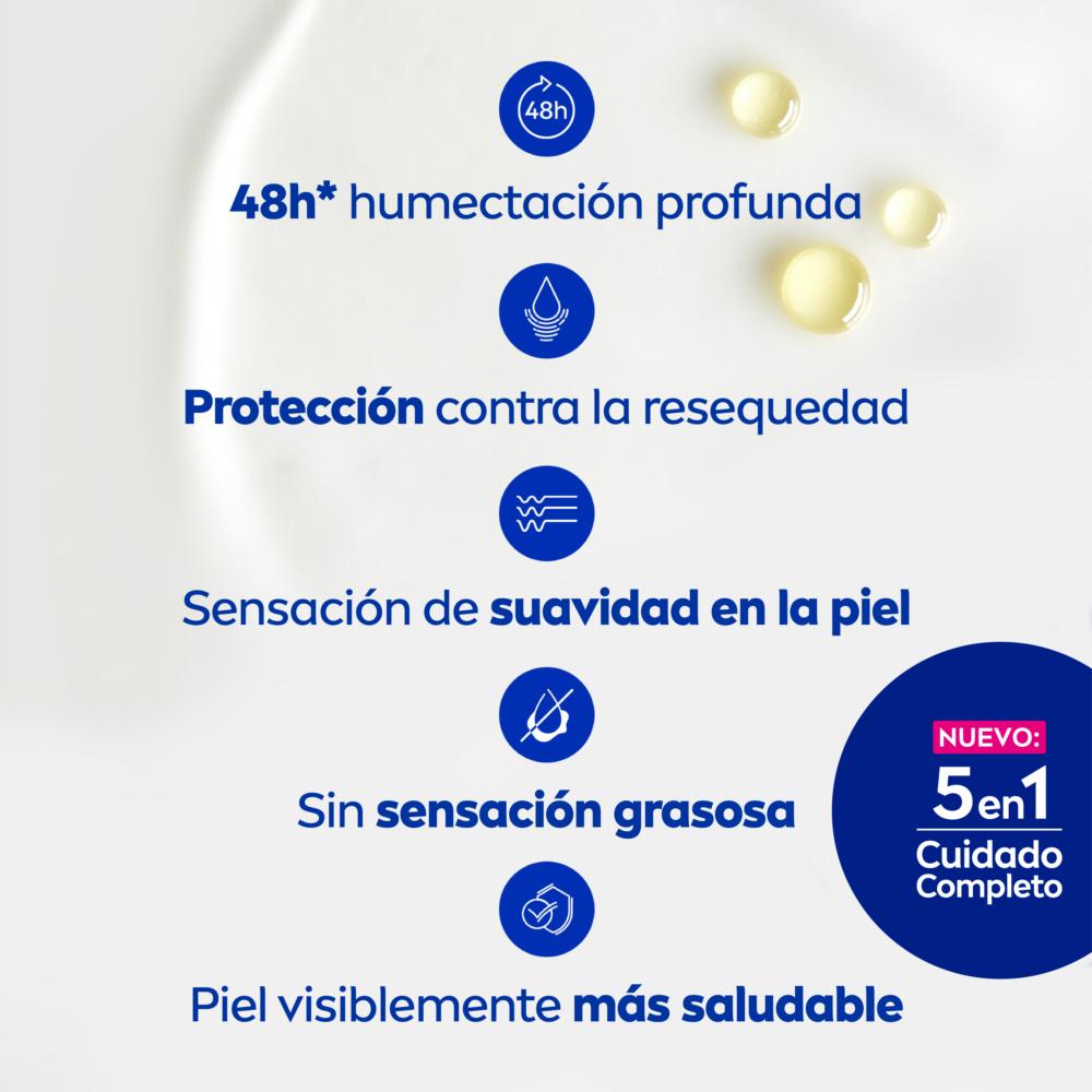 Crema corporal Nivea milk nutritiva piel extra seca 1 L Crema corporal Nivea milk nutritiva piel extra seca 1 L