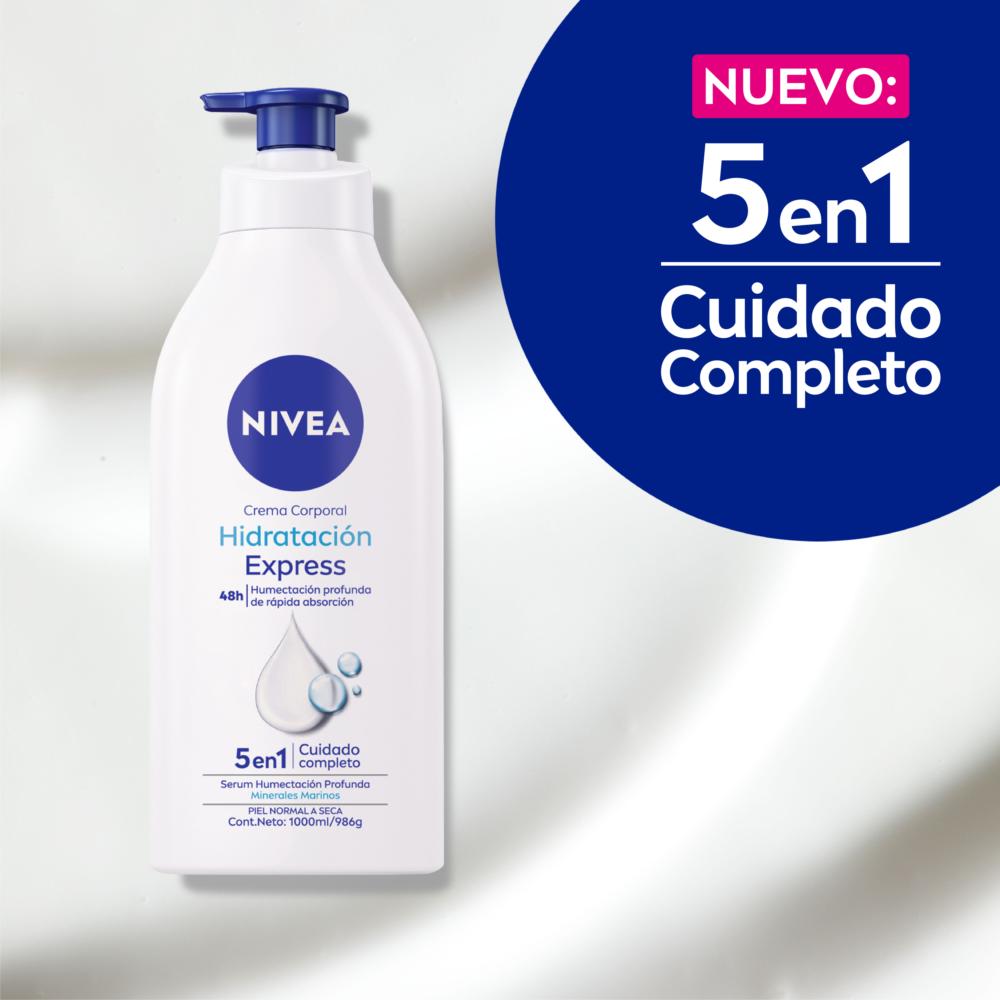 Crema corporal Nivea hidratación express 1 L Crema corporal Nivea hidratación express 1 L
