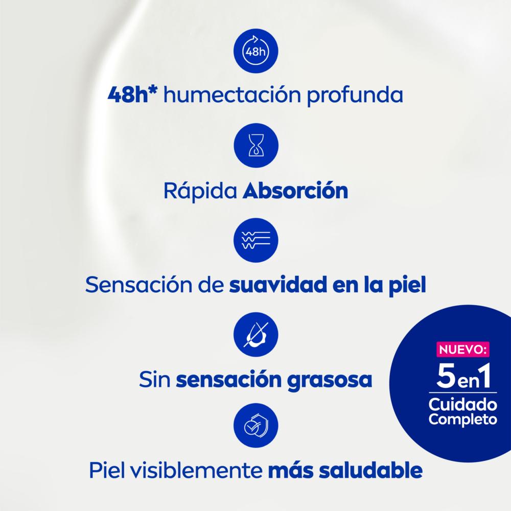 Crema corporal Nivea hidratación express 1 L Crema corporal Nivea hidratación express 1 L
