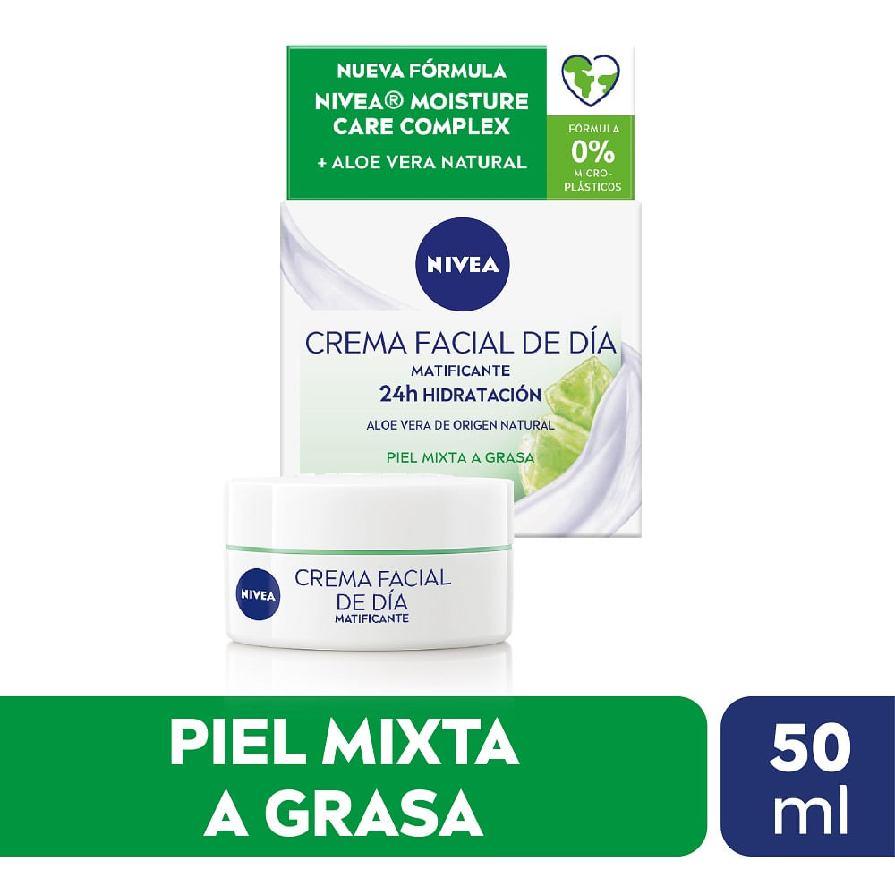 Crema facial Nivea hidratante matizante día SPF15 50 ml