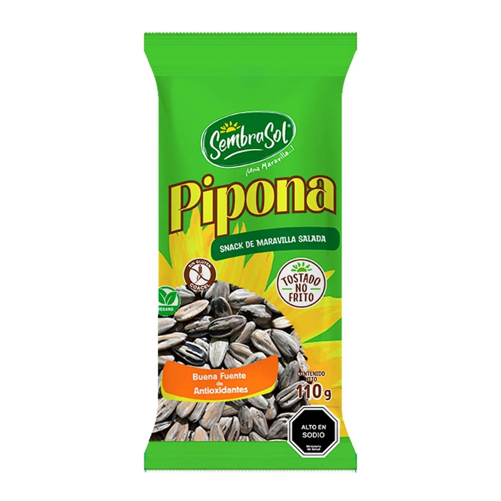 Snack Sembrasol pipona salada tostada 110 g