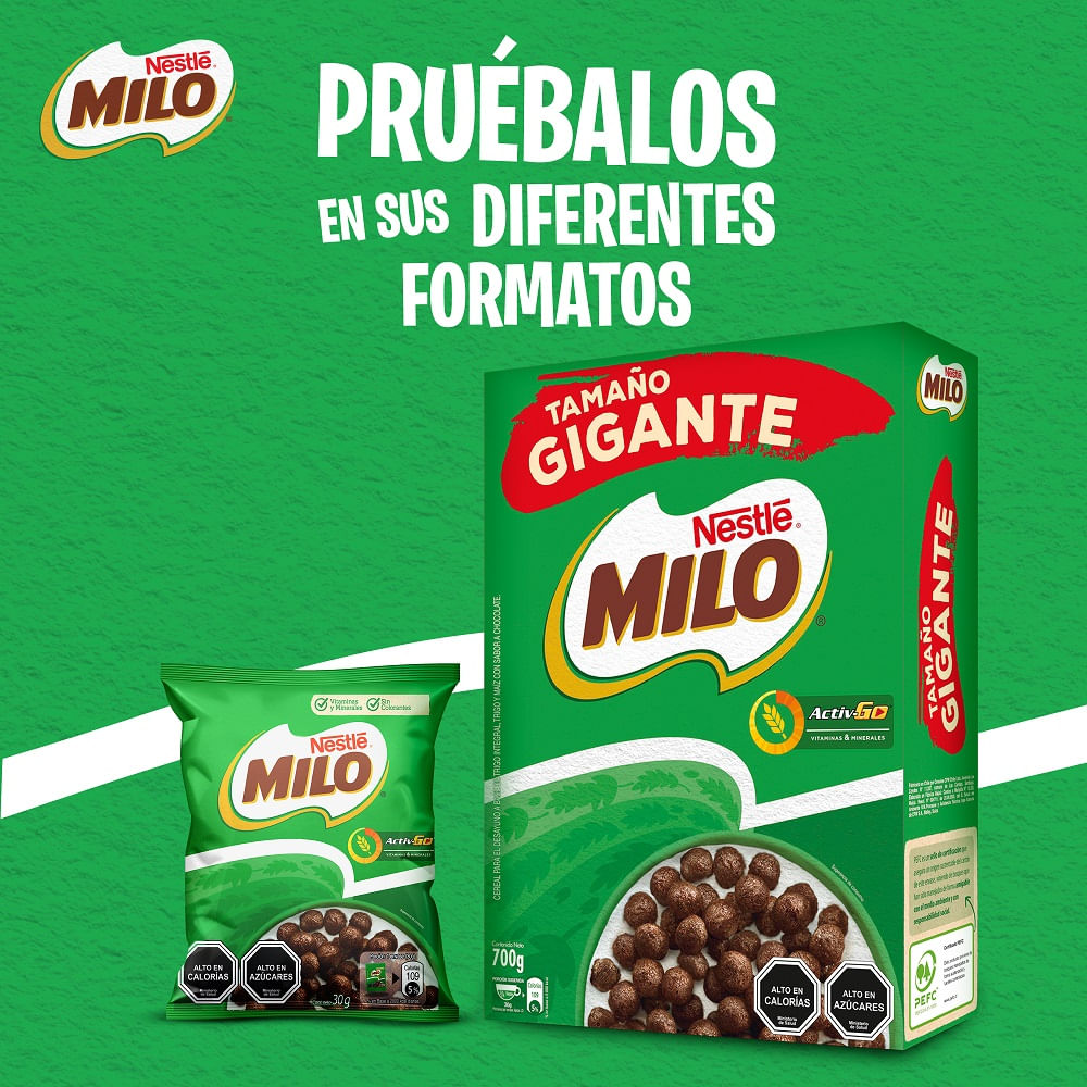 Cereal Milo sabor chocolate 700 g