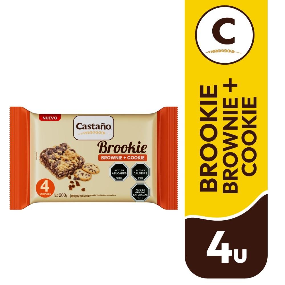 Brookie Castaño brownie más cookie 4 un