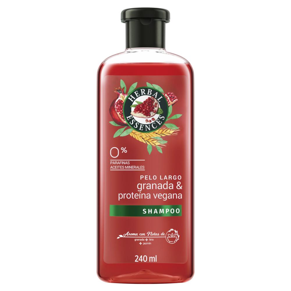 Shampoo Herbal Essences granada y proteína 240 ml Shampoo Herbal Essences granada y proteína 240 ml
