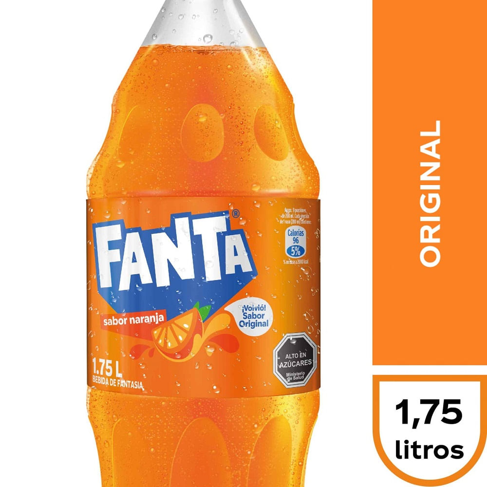 Bebida Fanta sabor original 1.75 L Bebida Fanta sabor original 1.75 L