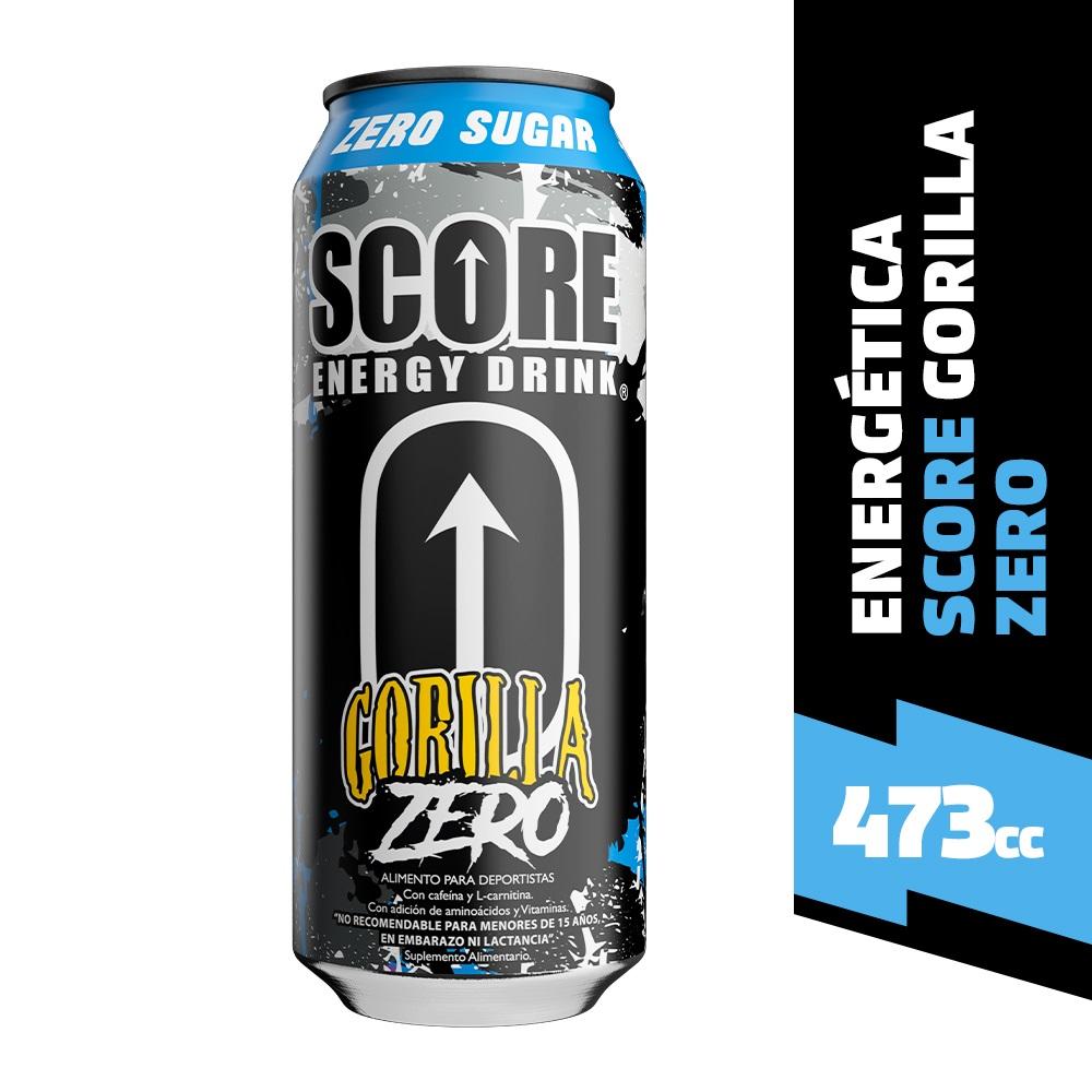 Bebida energética Score gorilla zero lata 473 ml Bebida energética Score gorilla zero lata 473 ml