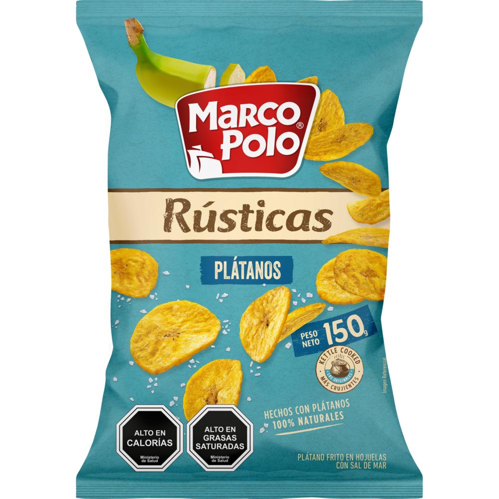 Snack plátanos Marco Polo rústicas 150 g Snack plátanos Marco Polo rústicas 150 g