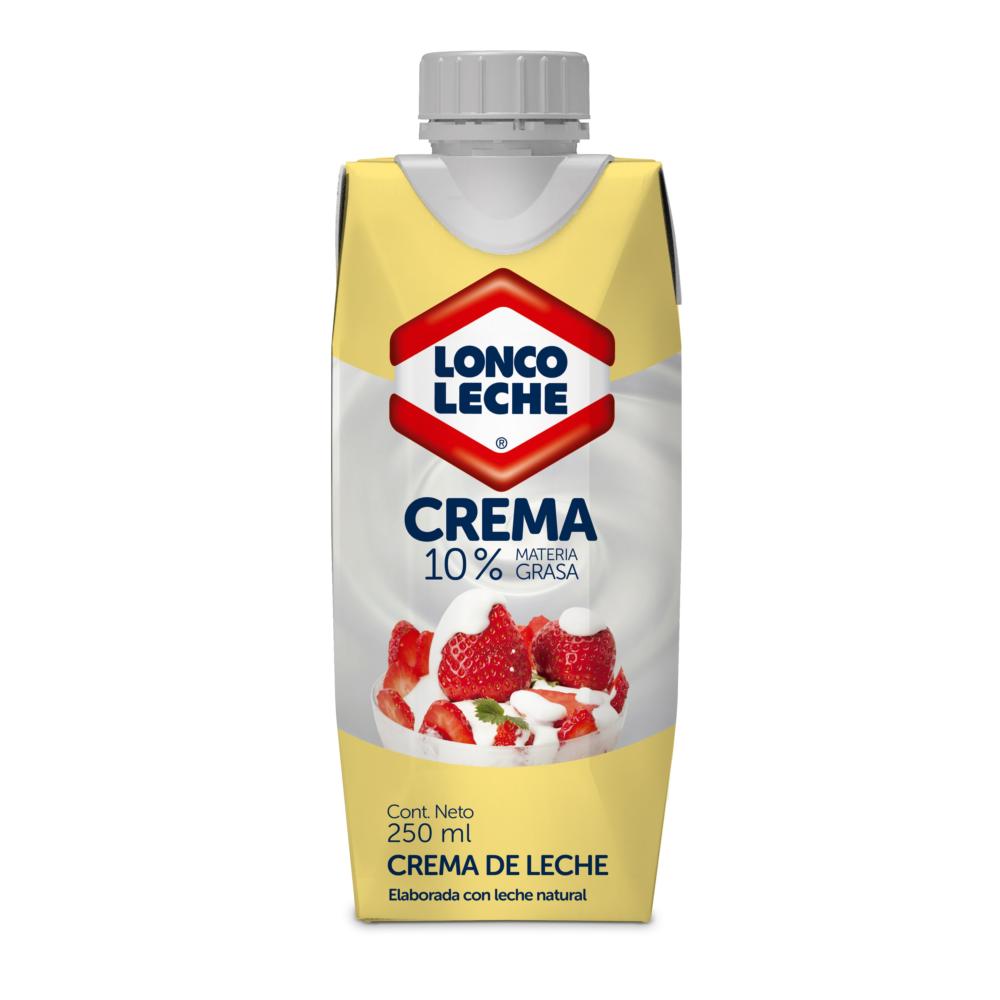 Crema de leche lista Loncoleche tetra 250 ml