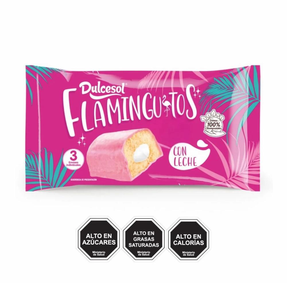 Flaminguitos Dulcesol con leche 3 un de 50 g Flaminguitos Dulcesol con leche 3 un de 50 g