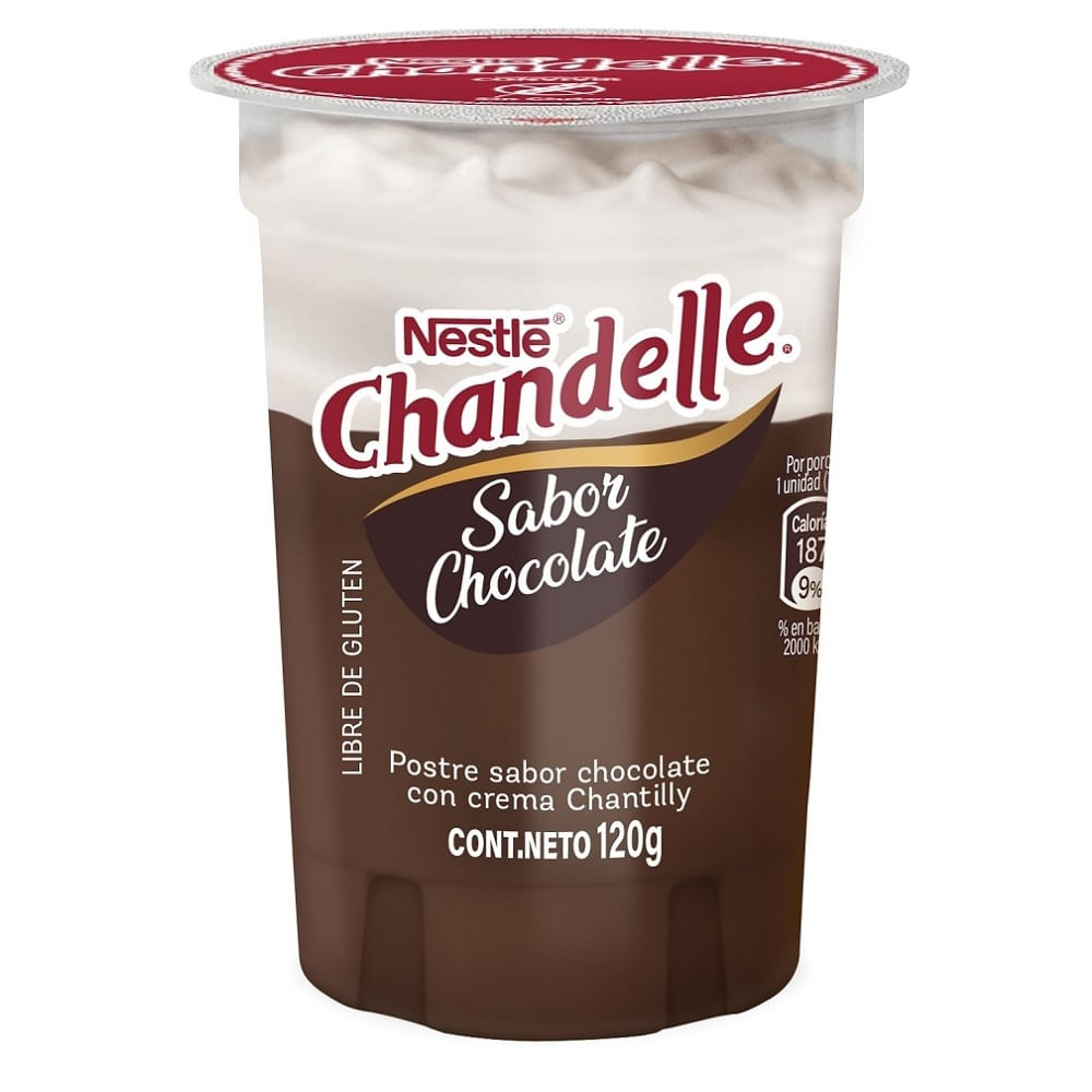 Postre Chandelle Nestlé crema chocolate 120 g Postre Chandelle Nestlé crema chocolate 120 g