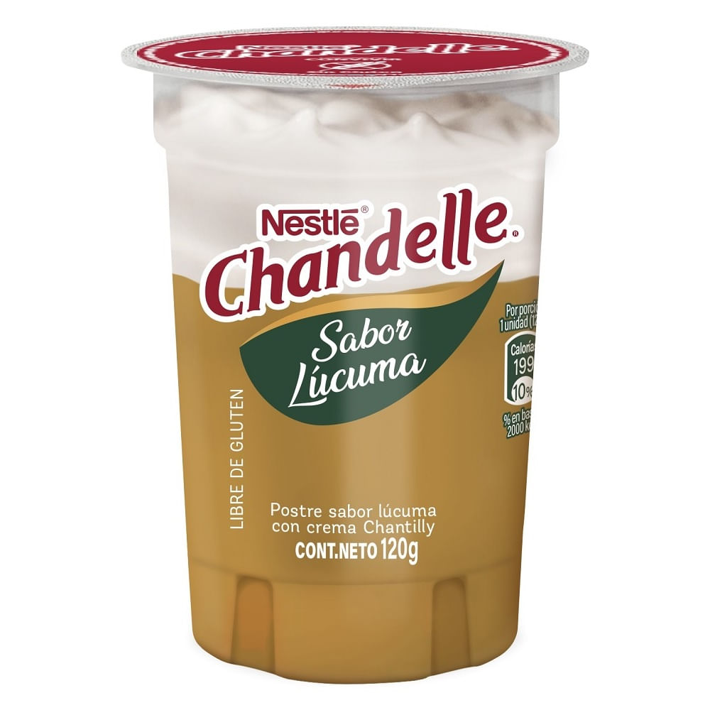Postre Chandelle Nestlé crema lúcuma 120 g Postre Chandelle Nestlé crema lúcuma 120 g