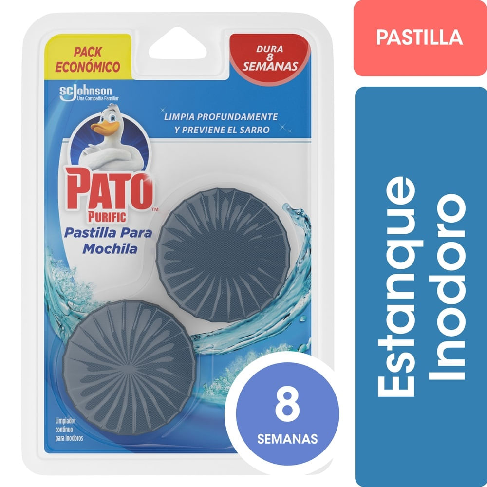 Pastilla para estanque Pato Purific inodoro 2 un de 40 g Pastilla para estanque Pato Purific inodoro 2 un de 40 g