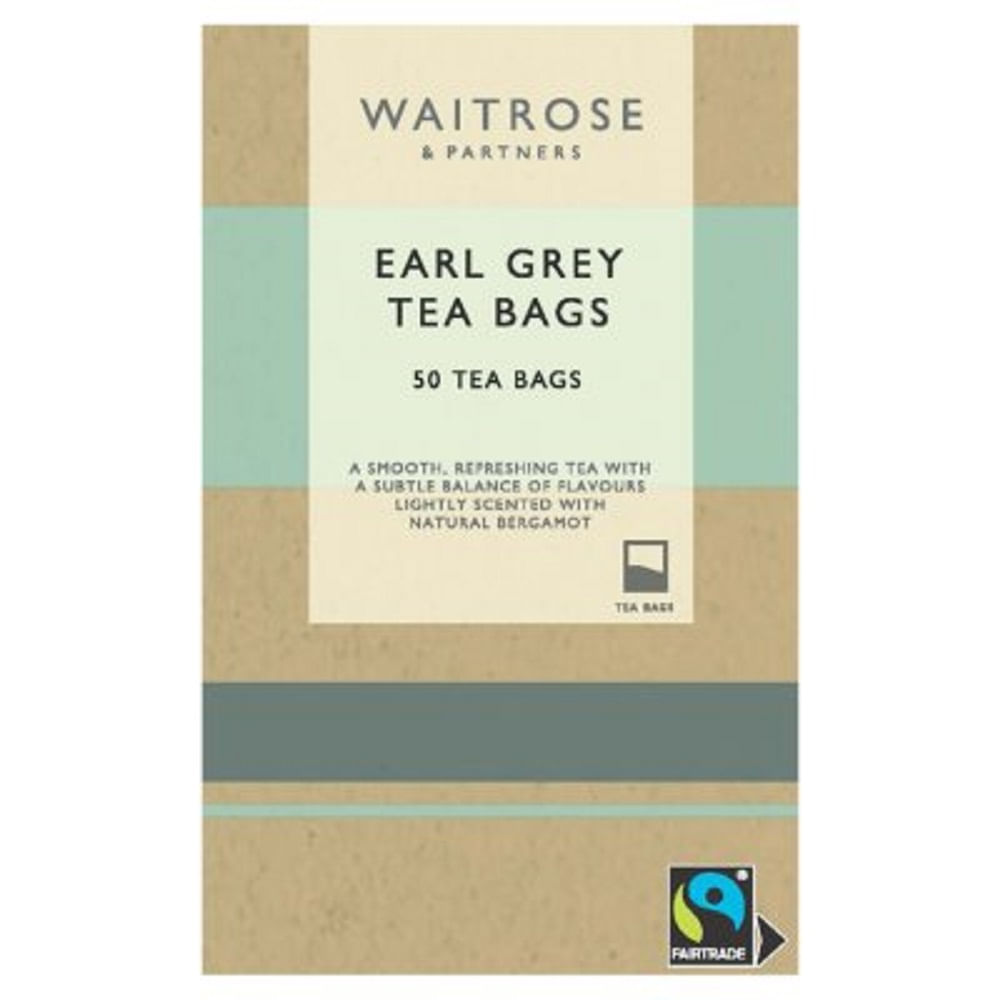 Té Waitrose earl grey 50 bolsitas