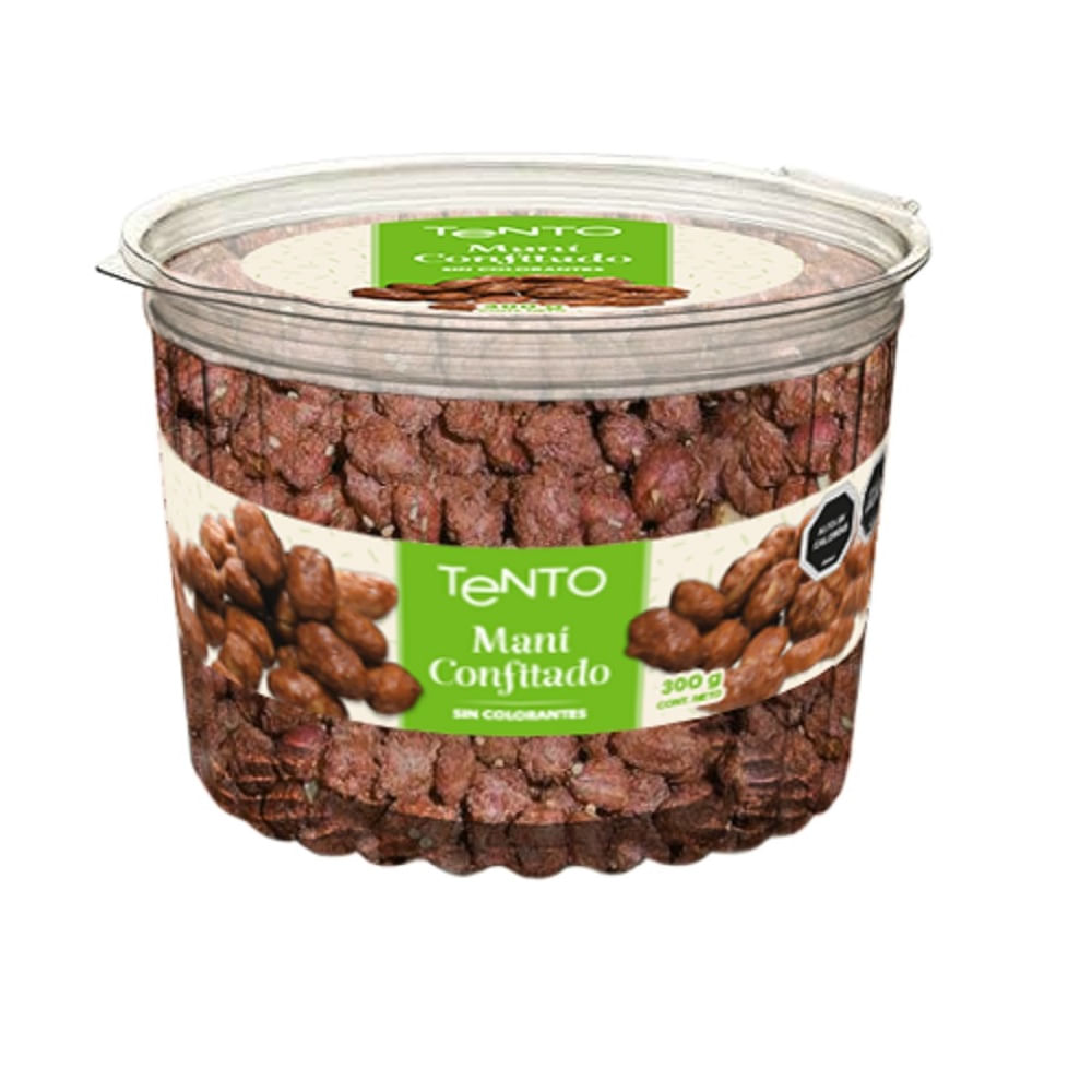 Maní confitado Tento Unimarc pote 300 g