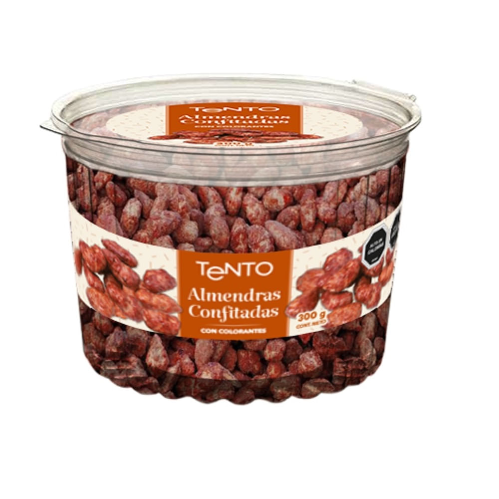 Almendras confitadas Tento Unimarc pote 300 g